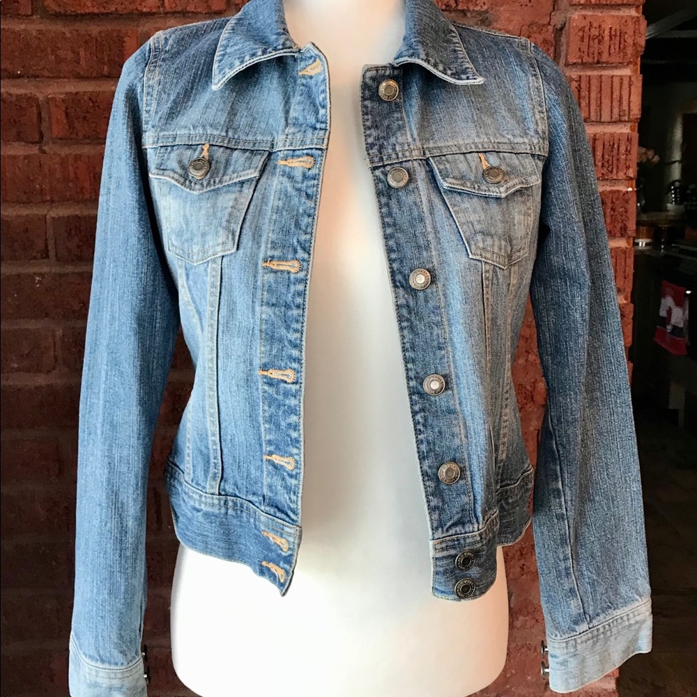 Old Navy Cropped Jean Jacket Size XS